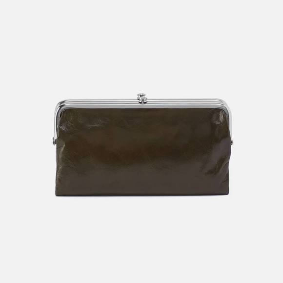 NEW HOBO women´s lauren clutch-wallet in deep moss
